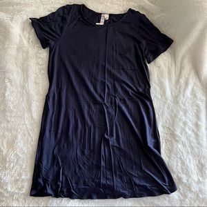 Blue T-Shirt Dress